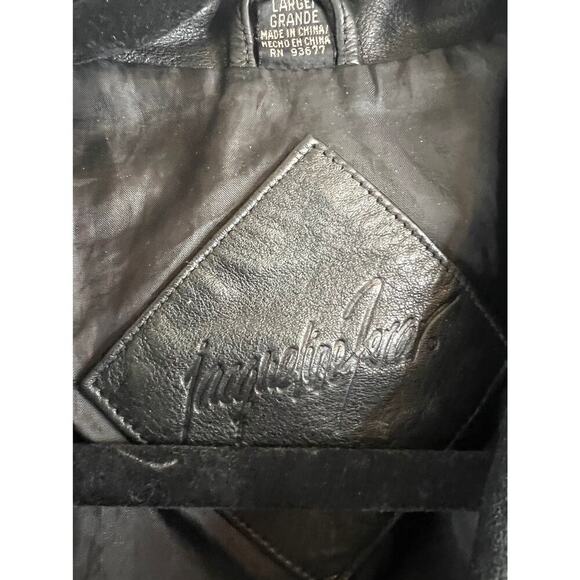 Jacqueline Ferrar Genuine Women's Leather Jacket Size Large - Picture 2 of 4